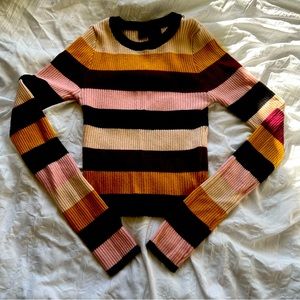 70s Inspired Cropped Sweater Forever 21
